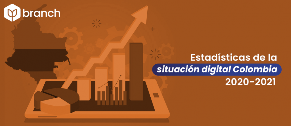 Estadísticas de la situación digital de Colombia en el 2020-2021